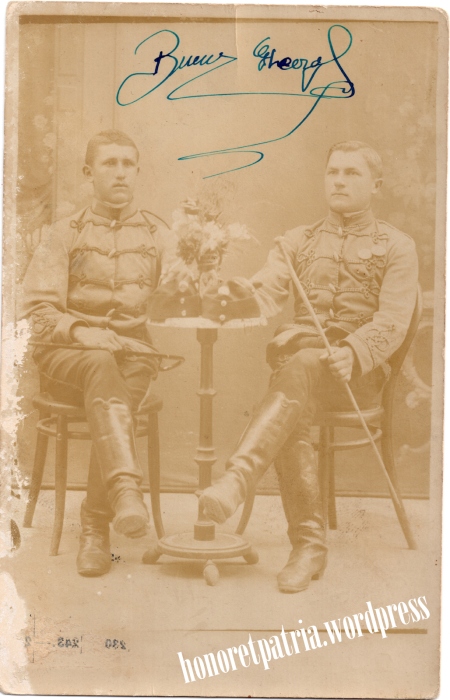 Bucur Gheorghe și Vasile. K.u.K. Husaren. 1914